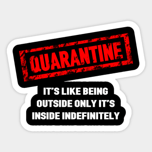 Funny Quarantine Sticker